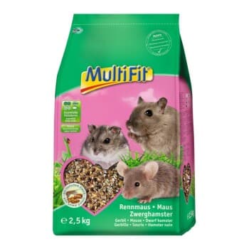 MultiFit Aliment pour Rongeurs : souris, gerbilles et hamsters nains 2,5 kg