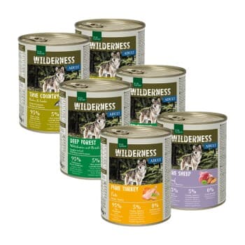 REAL NATURE Pack mixte Wilderness Adult 6 x 800 g Pack mix 1
