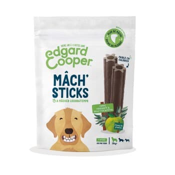 Edgard & Cooper Dental Mâch Sticks Pomme & Eucalyptus Grand Chien 8x210 g