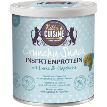 Kitty's Cuisine Crunchy Snack Friandise Chat Adulte Protéine d’insectes 100 g