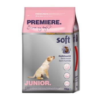 PREMIERE Croquettes moelleuses Junior Volaille 4 kg